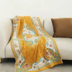 Boho Schnelltrocknendes Badetuch aus Baumwollgaze - Großes Wickeltuch