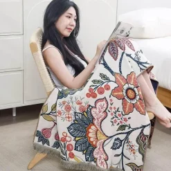 Boho Schnelltrocknendes Badetuch aus Baumwollgaze - Großes Wickeltuch