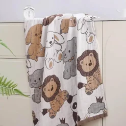 Boho Schnelltrocknendes Badetuch aus Baumwollgaze - Großes Wickeltuch