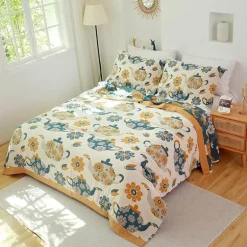 Boho-Baumwolldecke – Leichte Sommerdecke für Betten und Sofas