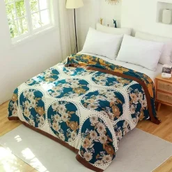 Boho-Baumwolldecke – Leichte Sommerdecke für Betten und Sofas