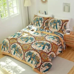 Boho-Baumwolldecke – Leichte Sommerdecke für Betten und Sofas