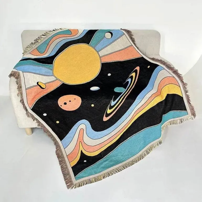 Boho-Überwurfdecke – gemütliche, dekorative Decke