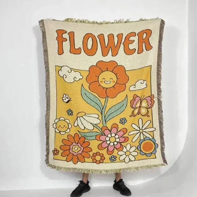 Boho-Überwurfdecke – gemütliche, dekorative Decke