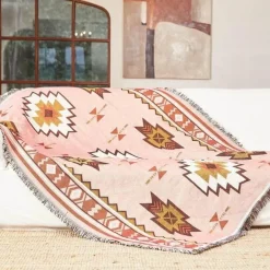Boho-Überwurfdecke – gemütliche, dekorative Decke