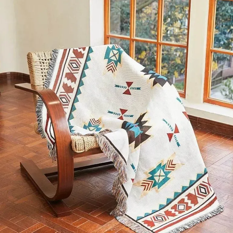 Boho-Überwurfdecke – gemütliche, dekorative Decke