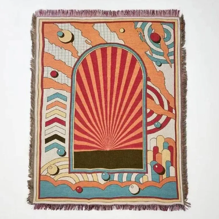 Boho-Überwurfdecke – gemütliche, dekorative Decke