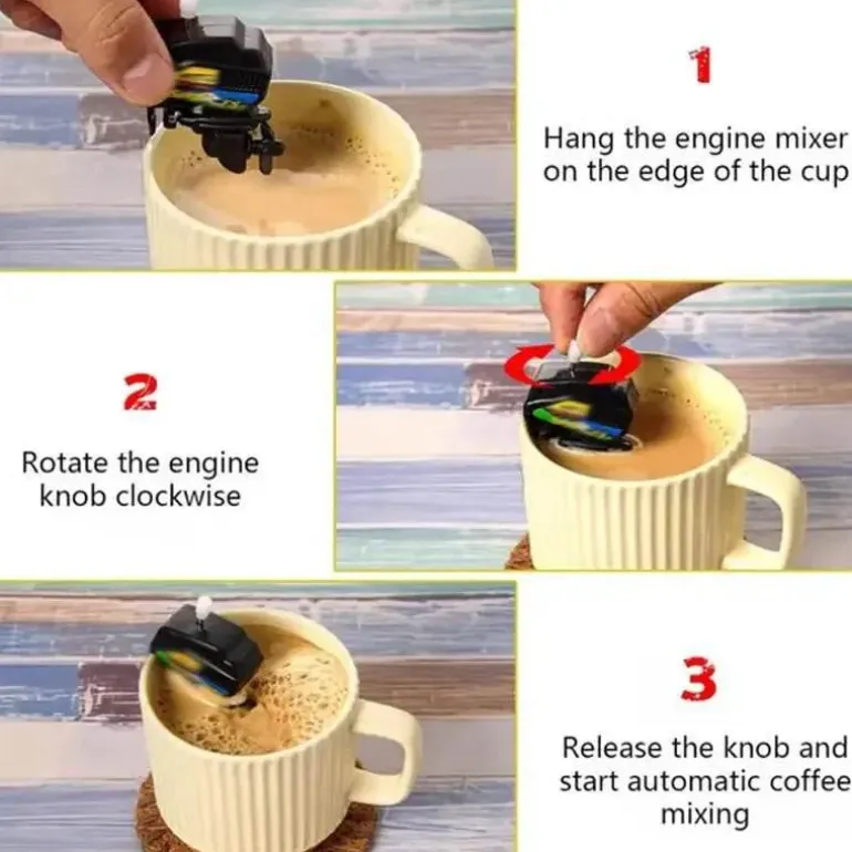 Bootsmotor-Kaffeemixer-Gadget – Lustiges Küchenwerkzeug