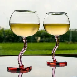 Borosilikat-Weinkelch - Hitzebeständiger Champagnerbecher