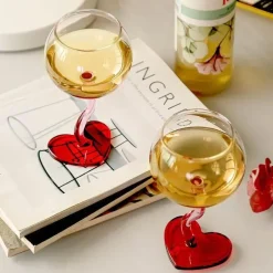 Borosilikat-Weinkelch - Hitzebeständiger Champagnerbecher