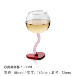 Borosilikat-Weinkelch - Hitzebeständiger Champagnerbecher