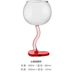 Borosilikat-Weinkelch - Hitzebeständiger Champagnerbecher