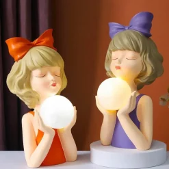 Bowknot-Nachtlampe – süße Schlafzimmerbeleuchtung für Mädchen