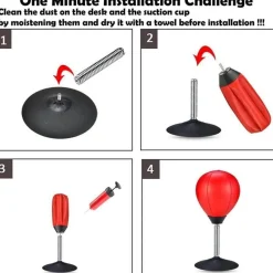 Boxball zur Stressbewältigung – Schreibtisch-Trainingsgerät zur Linderung von Angstzuständen