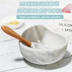 BPA-freies Babygeschirrset aus Silikon – weich und leicht zu reinigen