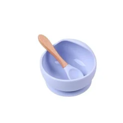 BPA-freies Babygeschirrset aus Silikon – weich und leicht zu reinigen