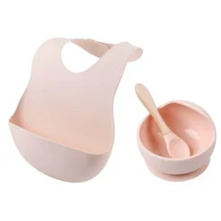 BPA-freies Babygeschirrset aus Silikon – weich und leicht zu reinigen