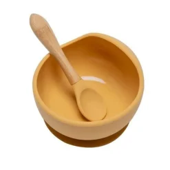 BPA-freies Babygeschirrset aus Silikon – weich und leicht zu reinigen