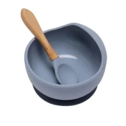 BPA-freies Babygeschirrset aus Silikon – weich und leicht zu reinigen