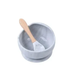 BPA-freies Babygeschirrset aus Silikon – weich und leicht zu reinigen