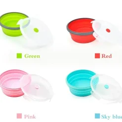 BPA-freies Silikon-Lebensmittelbehälter-Set – vielseitige Lunchboxen für Obstsalat und mehr