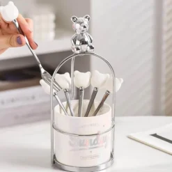 Bär Keramik Dessertgabel & Löffel Vorratsdose