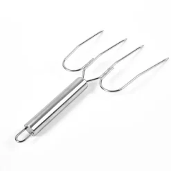 Bratgabel aus Edelstahl, perfekt zum Grillen von Truthahn, Lamm und Huhn