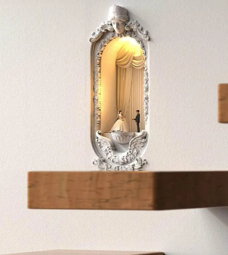 Braut-Eck-Nachtlampe - Elegantes Hochzeitsdekor