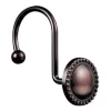 Bronze Shower Curtain Hooks - Decorative Bathroom Accessories