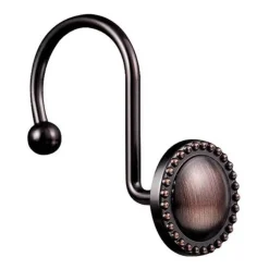 Bronze Shower Curtain Hooks - Decorative Bathroom Accessories
