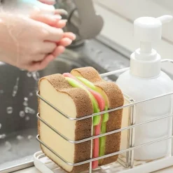 Brotförmiger Spülschwamm – Niedliches Küchenreinigungswerkzeug