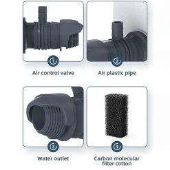 Bubble Aquarium Filter - Frischluftfiltersystem