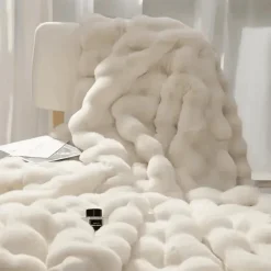 Bubble Blanket – weicher, gemütlicher Überwurf für Komfort und Entspannung