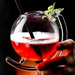 Bubble Martini-Glas – Hochwertiges transparentes Trinkgeschirr