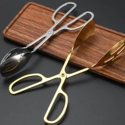 Buffetzange aus Edelstahl zum Servieren von Salaten, Vorspeisen und Kuchen