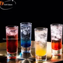 Bullet Cocktailgläser – 6er-Set, elegante Trinkgläser