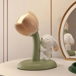 Bunny Tischlampe - Tulpenblumen Design
