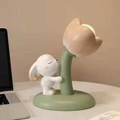 Bunny Tischlampe - Tulpenblumen Design