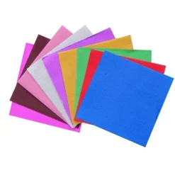 Bunte Alufolienfolien - 8x8cm für selbstgemachte Süßigkeitenverpackungen