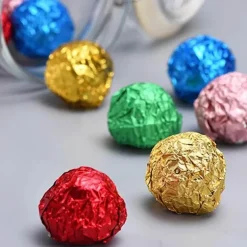 Bunte Alufolienfolien - 8x8cm für selbstgemachte Süßigkeitenverpackungen