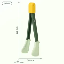 Bunte Antihaft-Zangen – Kochutensilien mit matter Oberfläche