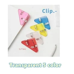 Bunte dreieckige Bucheckenklammern – einfache Seitenhalter zum Lesen