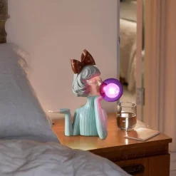 Bunte Harz-Tischlampe – Elegante dekorative Beleuchtung für Mädchen