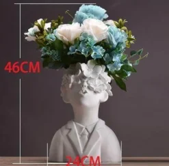 Bunte Kindervasen aus Kunstharz – lustige Kinderdekoration