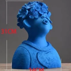 Bunte Kindervasen aus Kunstharz – lustige Kinderdekoration