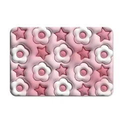 Bunte, rutschfeste, wasserabsorbierende Matte – lustiges Cartoon-Design