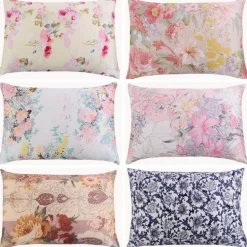 Bunte Seidenkissenbezüge - 100 % natürlicher Stoff