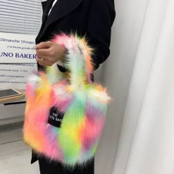 Bunte Urban Tote Handtasche für Damen