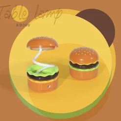 Burger-Nachtlicht – süße LED-Lampe fürs Kinderzimmer