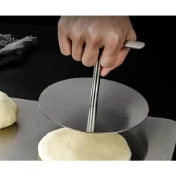 Burgerpresse aus Edelstahl – runder Grillzerkleinerer zum Grillen